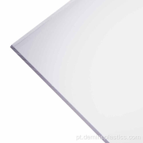 Folha sólida de policarbonato transparente para painel de partição de escritório